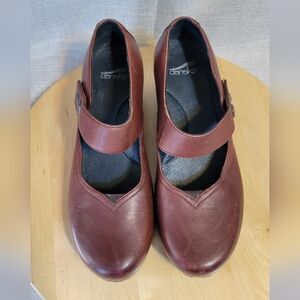 Dansko Tandy Women Cordovan Burnished Full Grain Mary Jane Shoe SZ 10-11 EUR 42